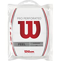 Wilson Pro Overgrip Perforated Overgrips Raqueta-Unisex- Blanco- NS